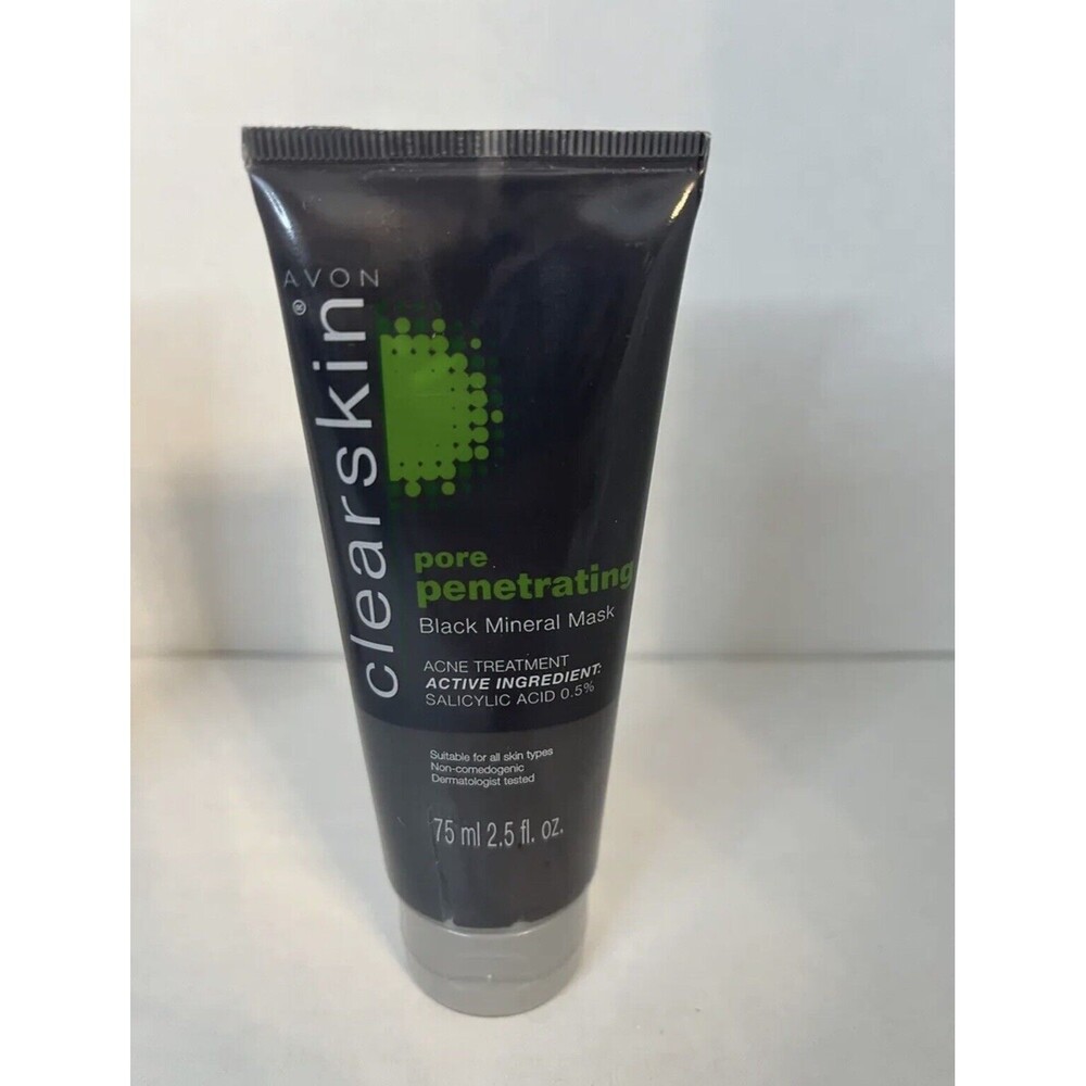 NEW AVON CLEARSKIN pore penetrating black mineral mask - 2.5 oz